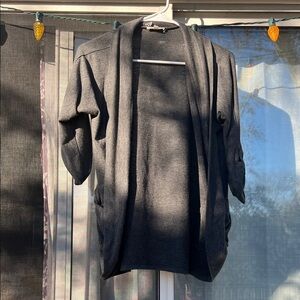Zenana Outfitters Charcoal Cardigan